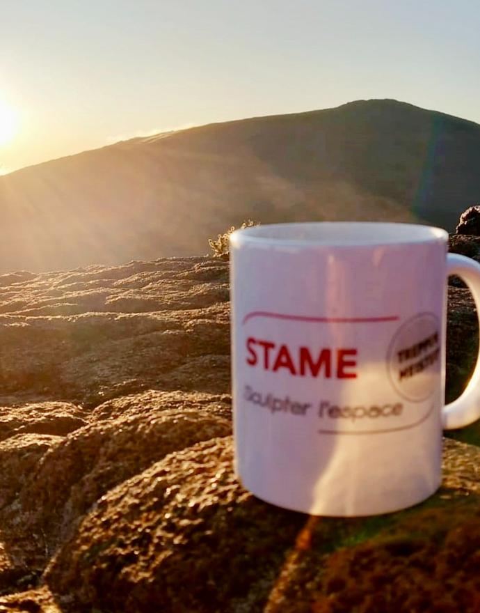 Marque STAME Escaliers au Piton de la Fournaise