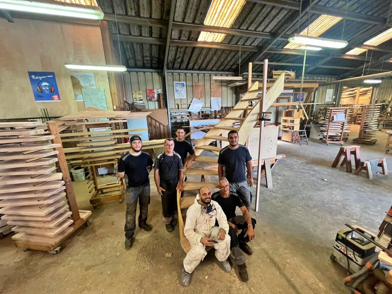 Equipe artisans STAME Escaliers